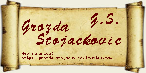 Grozda Stojačković vizit kartica